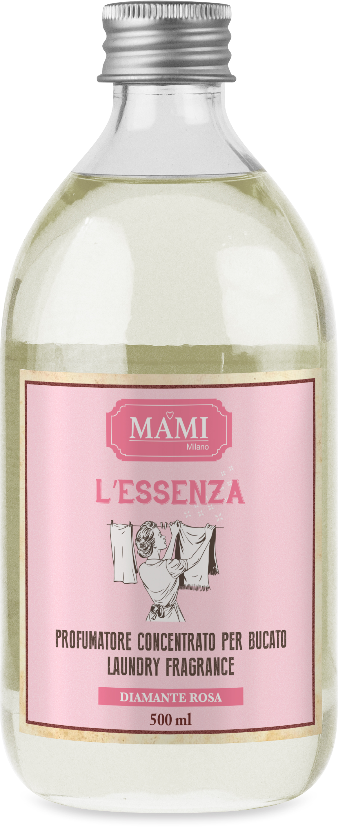 MAMI MILANO Olejový parfém do prania Diamante Rosa - Ružový Diamant Varianta: 500ml