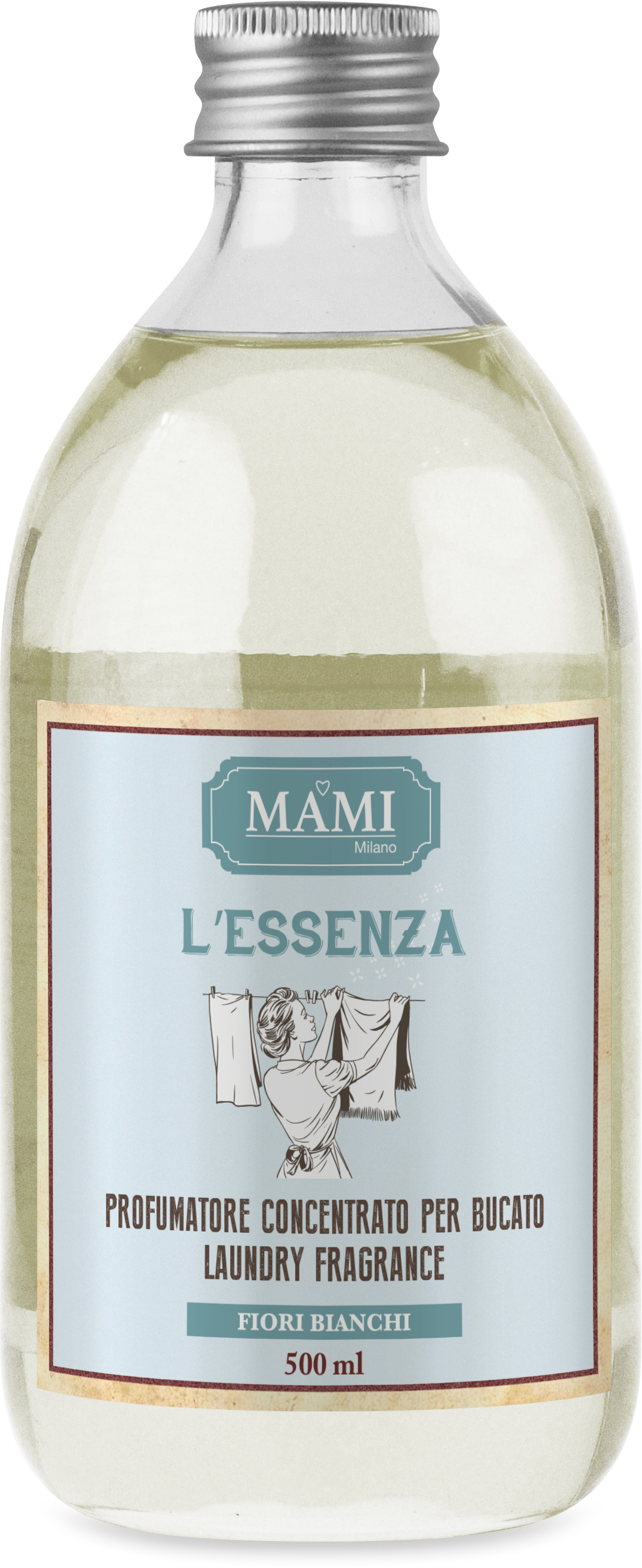 MAMI MILANO Olejový parfém do prania Fiori Bianchi - Biele Kvety Varianta: 500ml