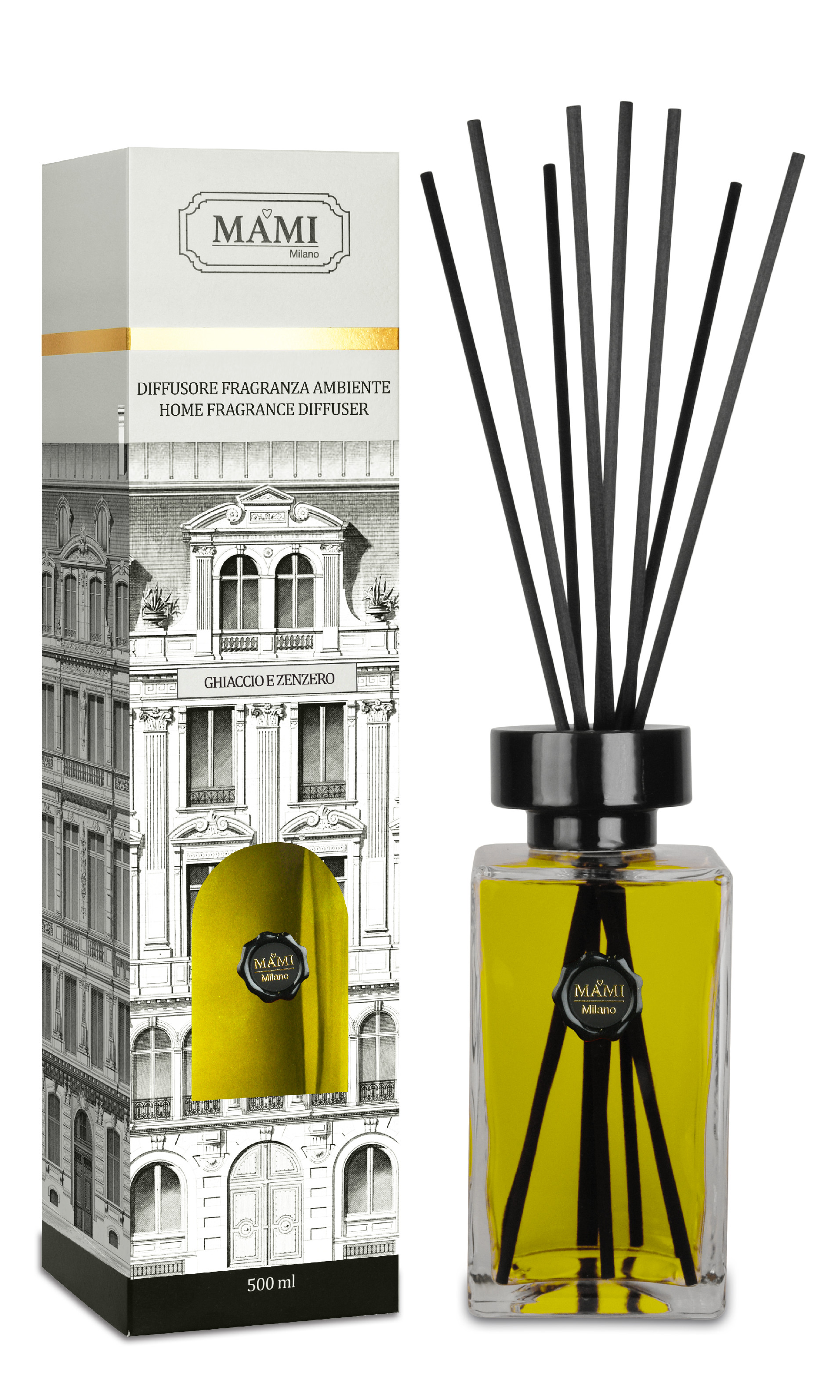 MAMI MILANO Ghiaccio e Zenzero - Ľad a Zázvor Varianta: 500ml
