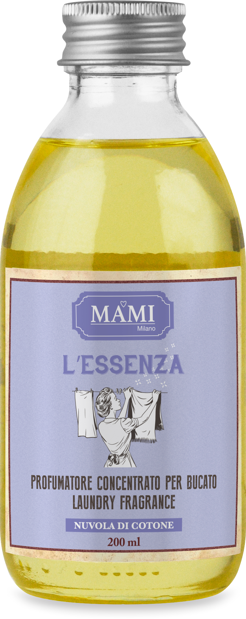 MAMI MILANO Olejový parfém do prania Nuvola di Cotone - Oblak z Bavlny Varianta: 200ml