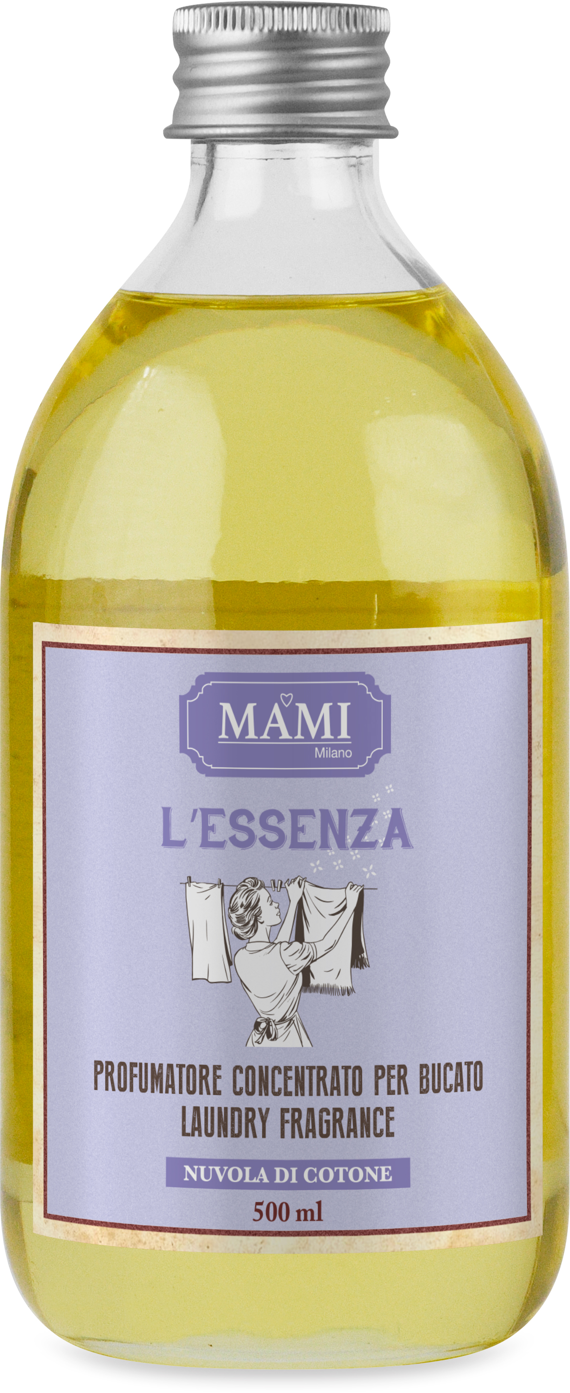MAMI MILANO Olejový parfém do prania Nuvola di Cotone - Oblak z Bavlny Varianta: 500ml
