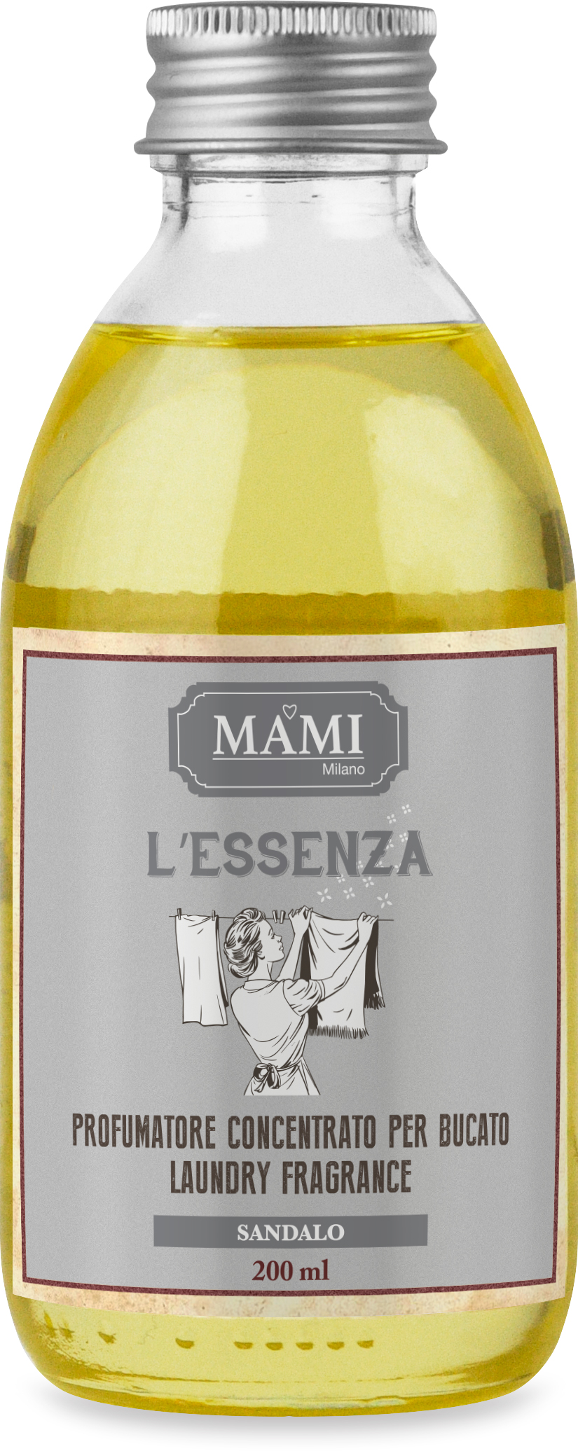 MAMI MILANO Olejový parfém do prania Sandalo - Santálové Drevo Varianta: 200ml
