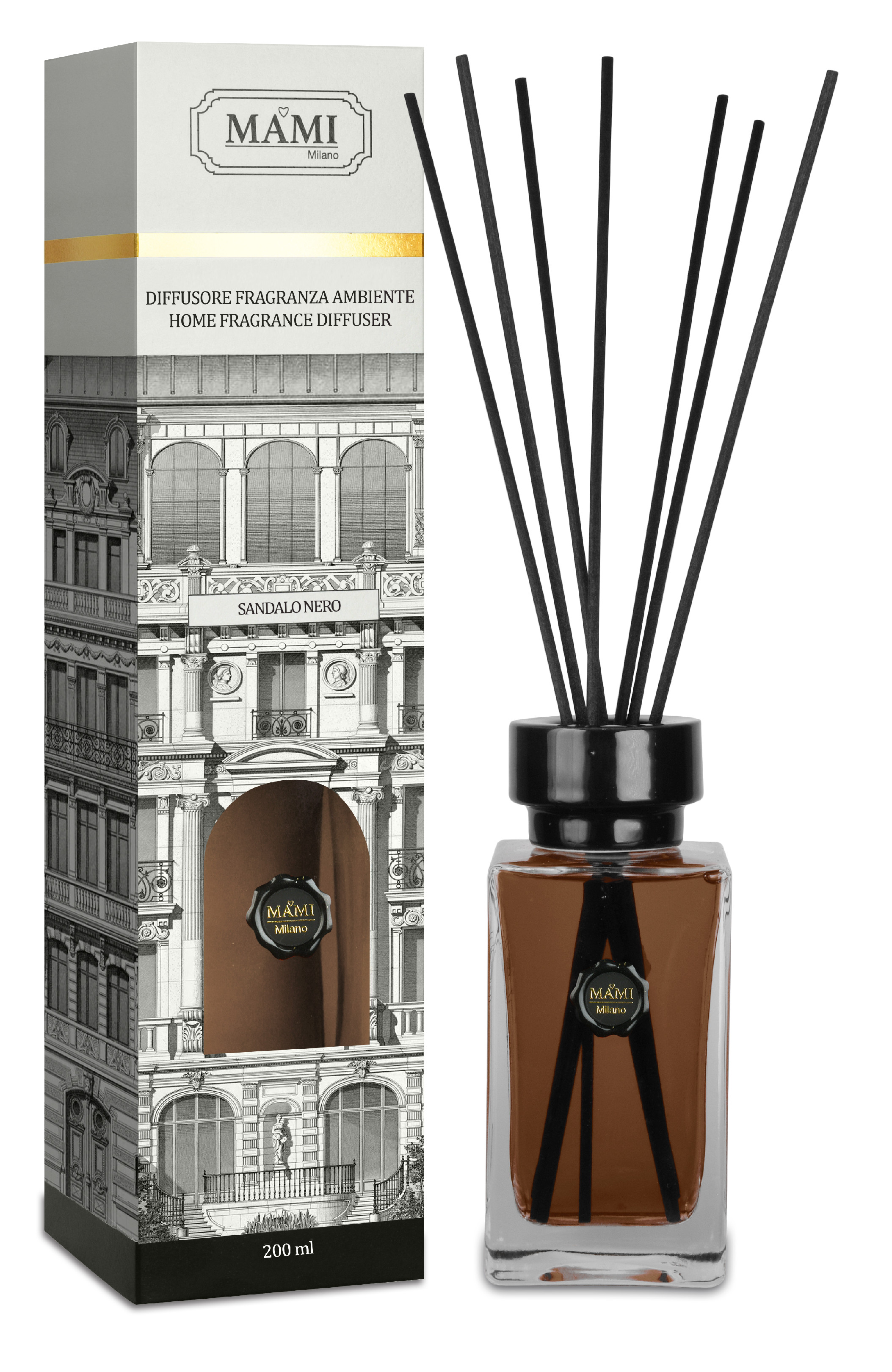 MAMI MILANO Sandalo Nero - Čierny Santál Varianta: 200ml