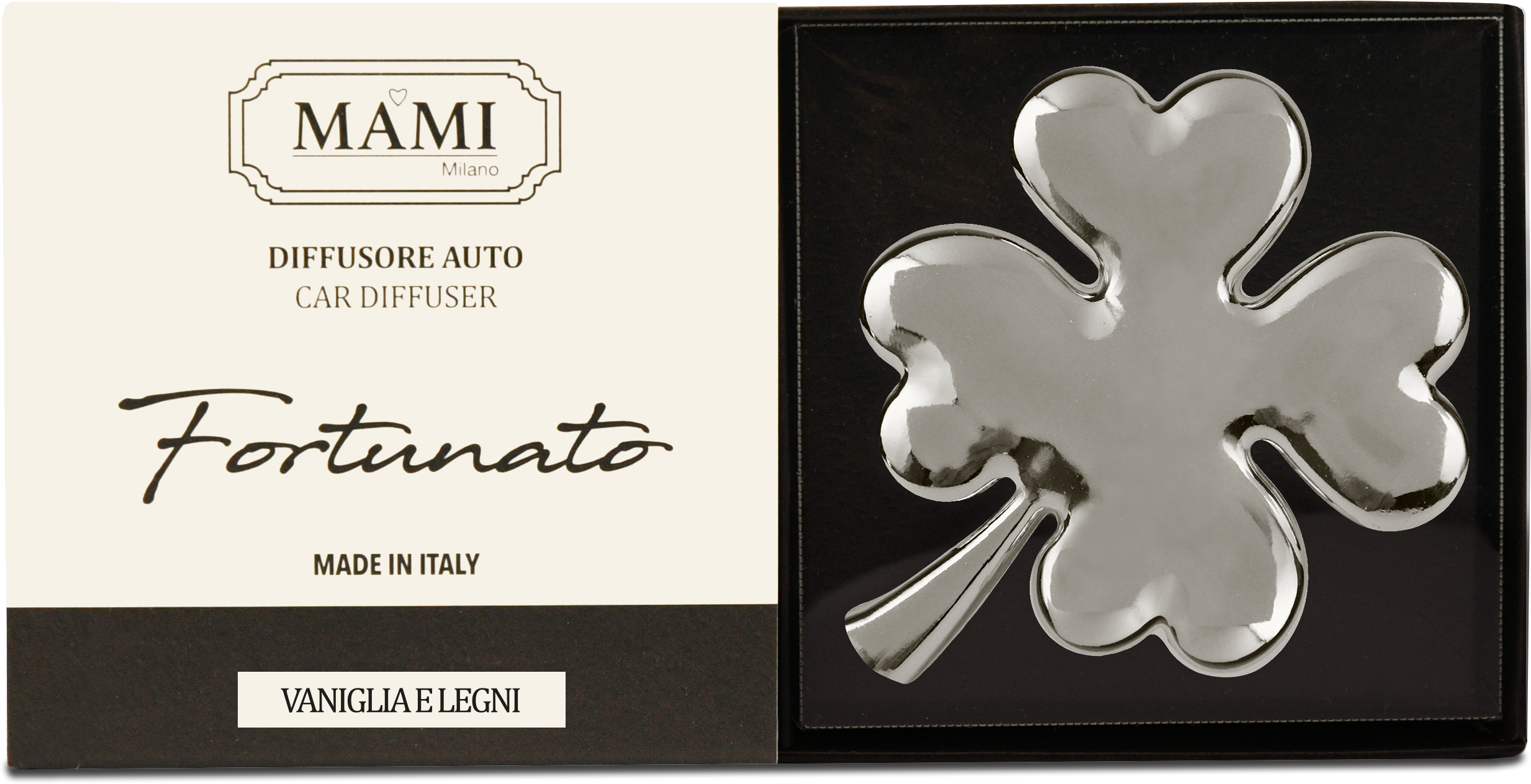 MAMI MILANO Štvorlístok - Vaniglia e Legni - VANILKA A DREVO