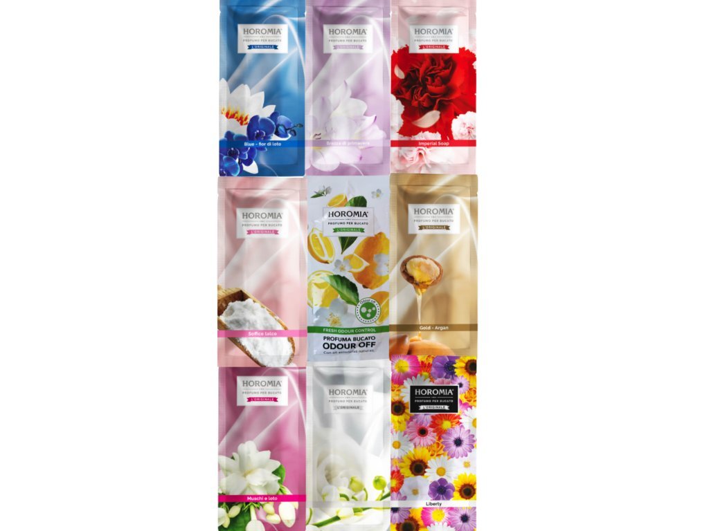 HOROMIA Sada 2 vzoriek olejových parfumov do prania 9x20ml