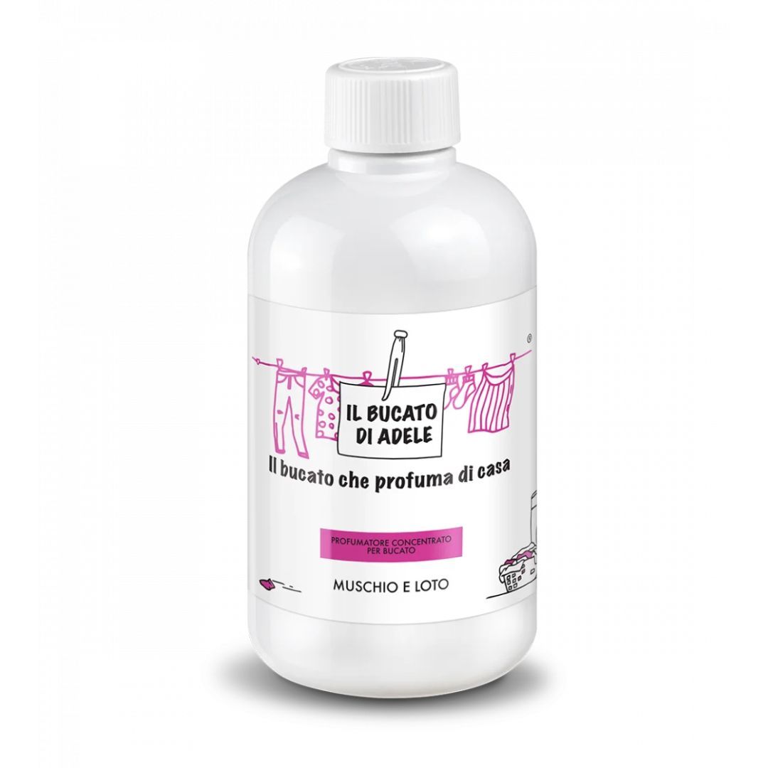 IL BUCATO DI ADELE Olejový parfum do prania Muschio e Loto Objem: 500 ml