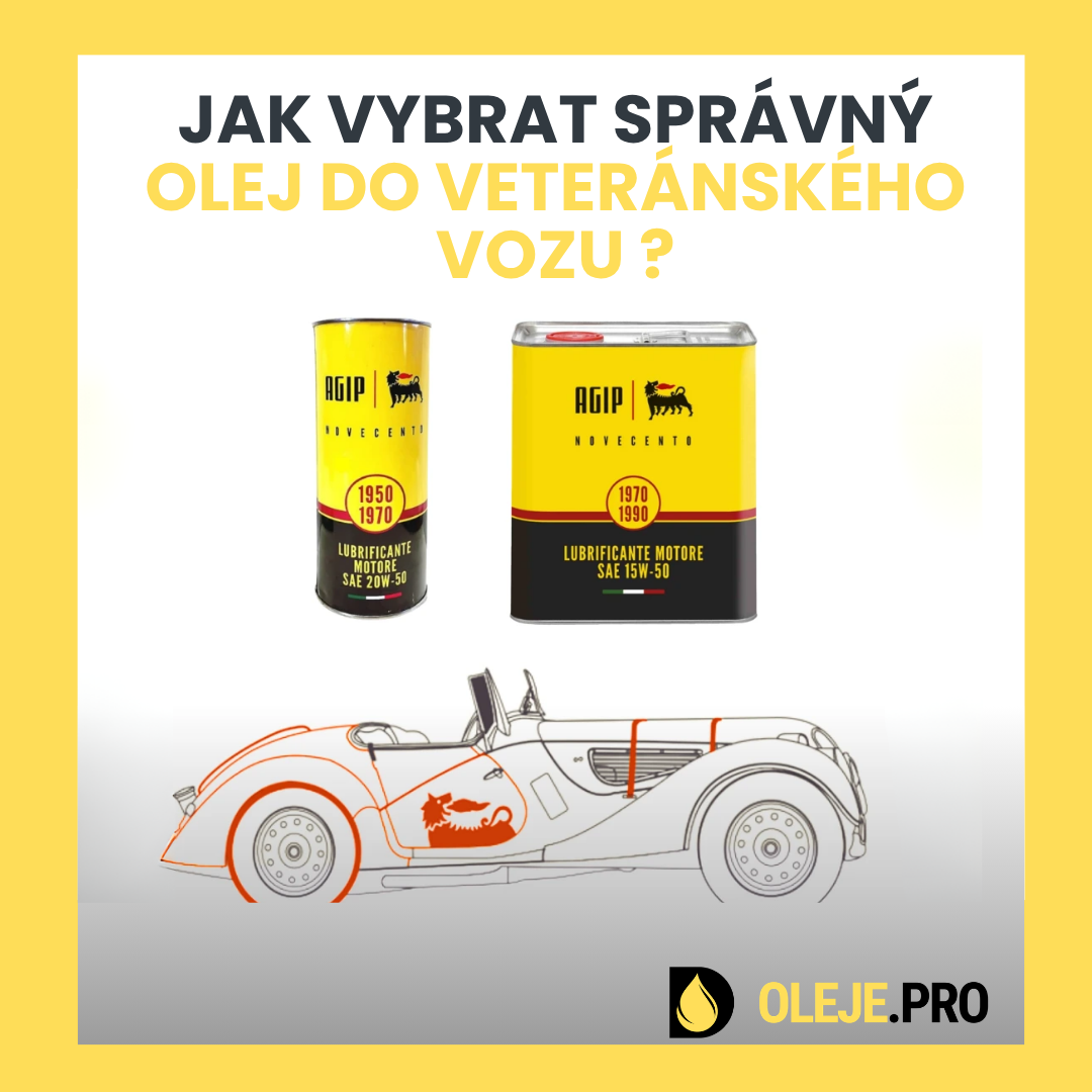 Jak vybrat olej do veterána podle roku výroby