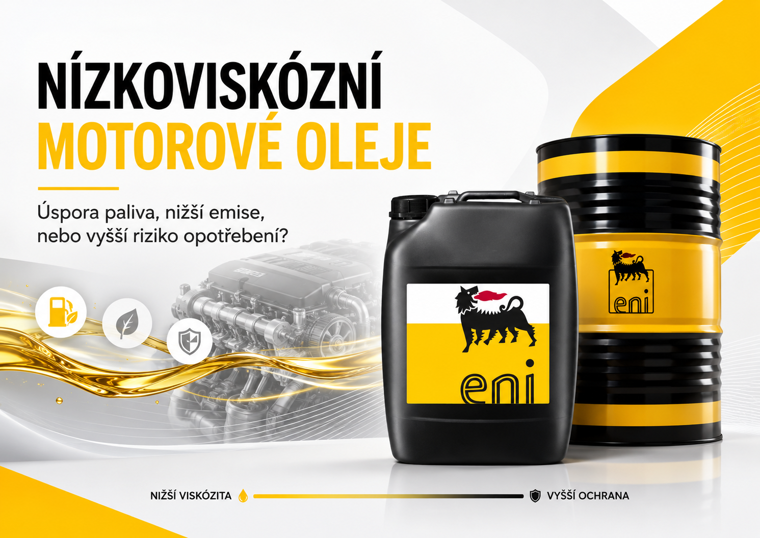 Nízkoviskózní motorové oleje: úspora paliva vs. riziko opotřebení