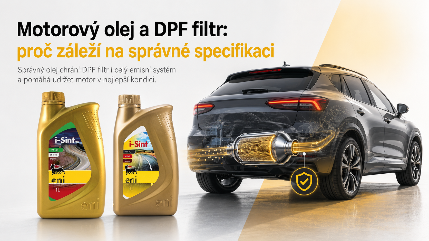 Motorový olej a DPF filtr: proč záleží na správné specifikaci
