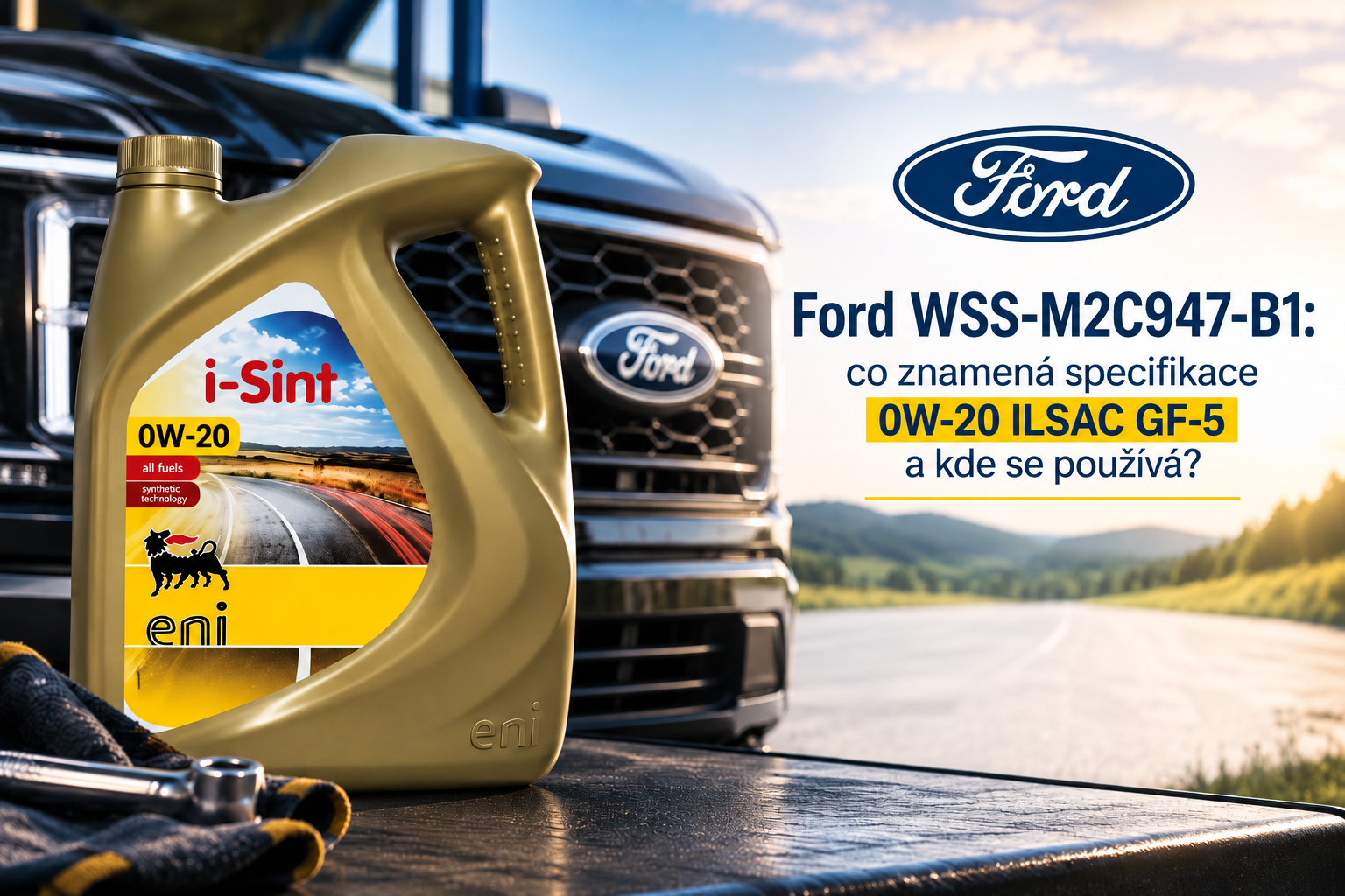Ford WSS-M2C947-B1: co znamená specifikace 0W-20 ILSAC GF-5 a kde se používá?