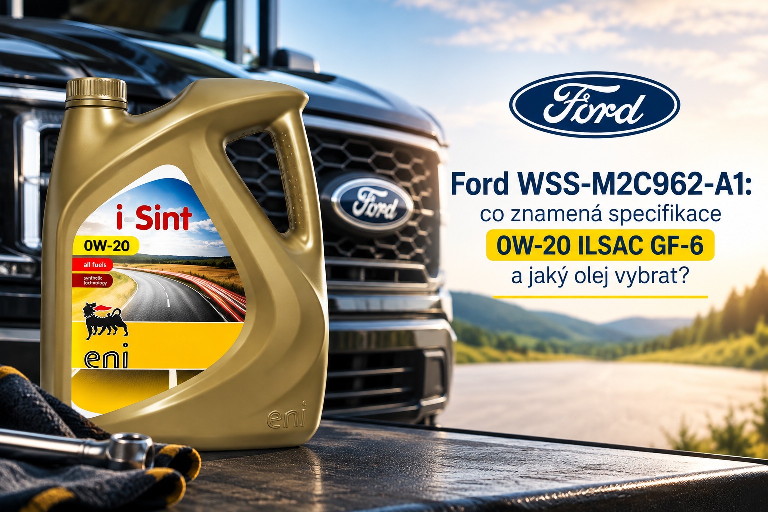 Ford WSS-M2C962-A1: co znamená specifikace 0W-20 ILSAC GF-6 a jaký olej vybrat?