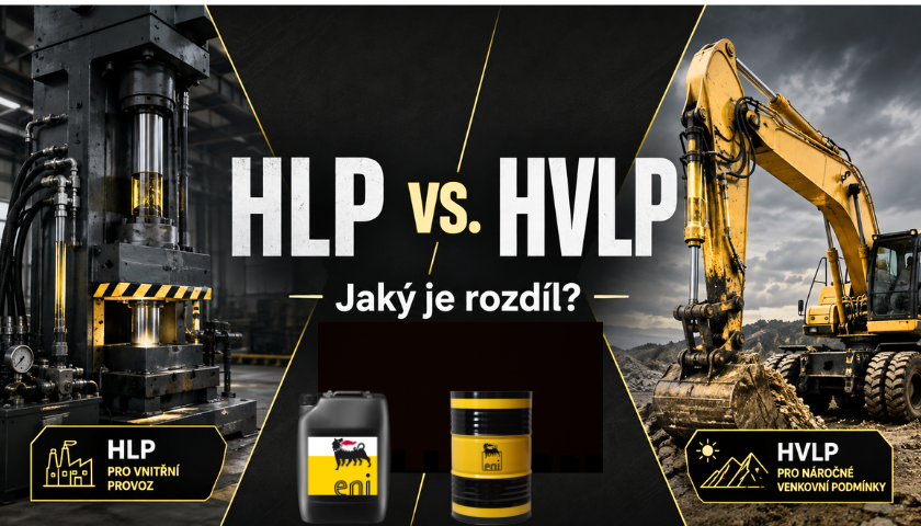Hydraulický olej HLP vs. HVLP: jaký je rozdíl a kdy který použít?