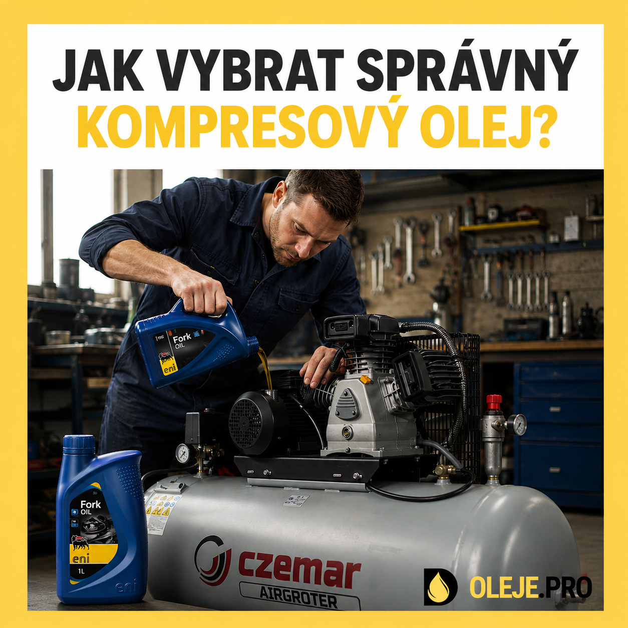 Jak vybrat správný kompresorový olej?