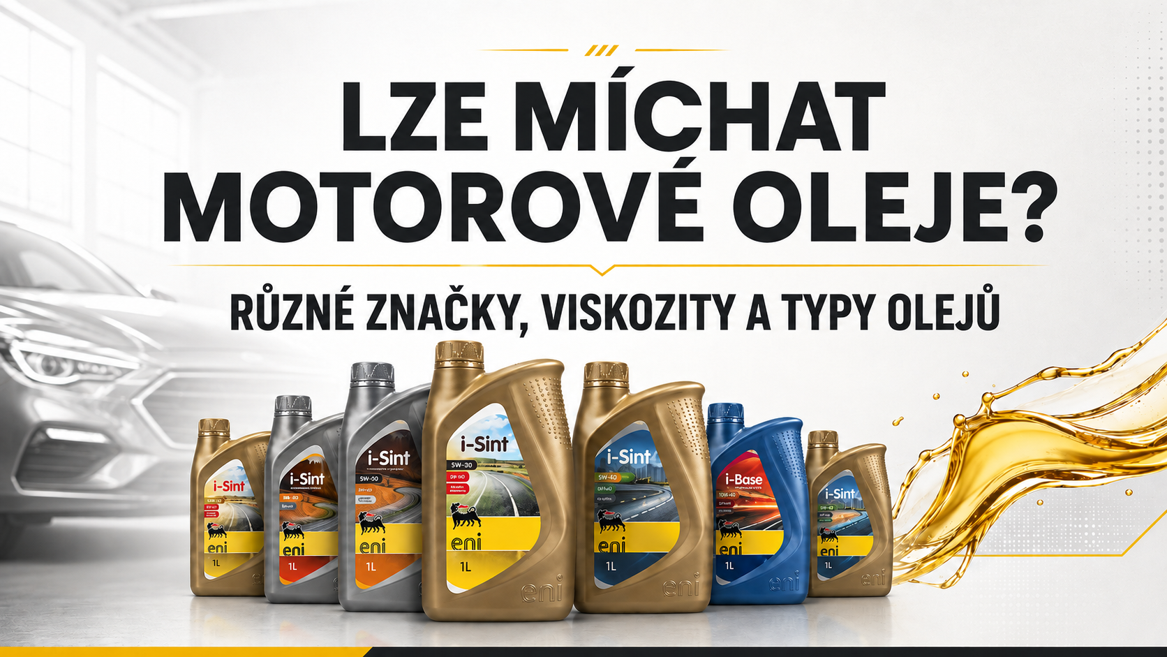 Lze míchat motorové oleje? Různé značky, viskozity a typy olejů