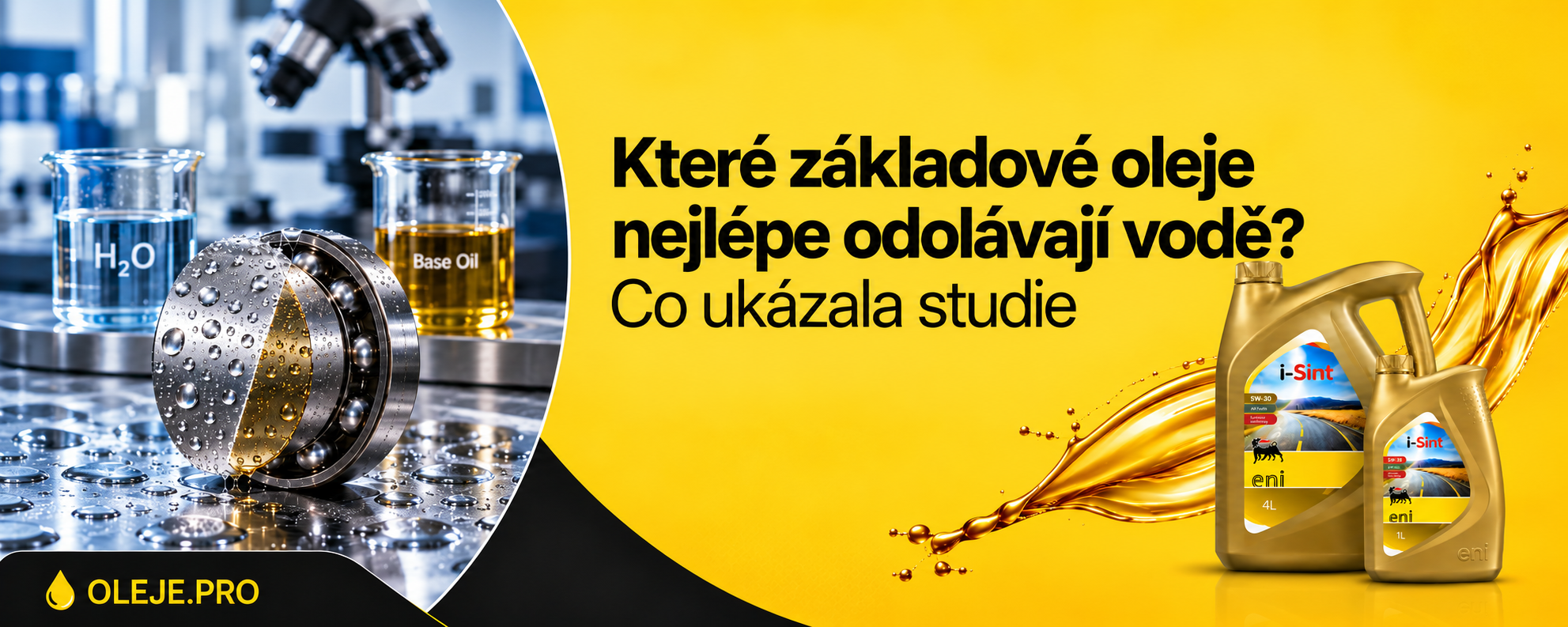 Které základové oleje nejlépe odolávají vodě? Co ukázala studie