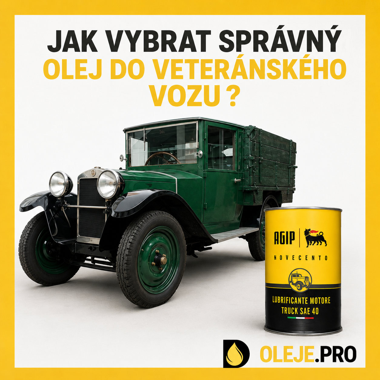 Jak vybrat olej do veterána podle roku výroby