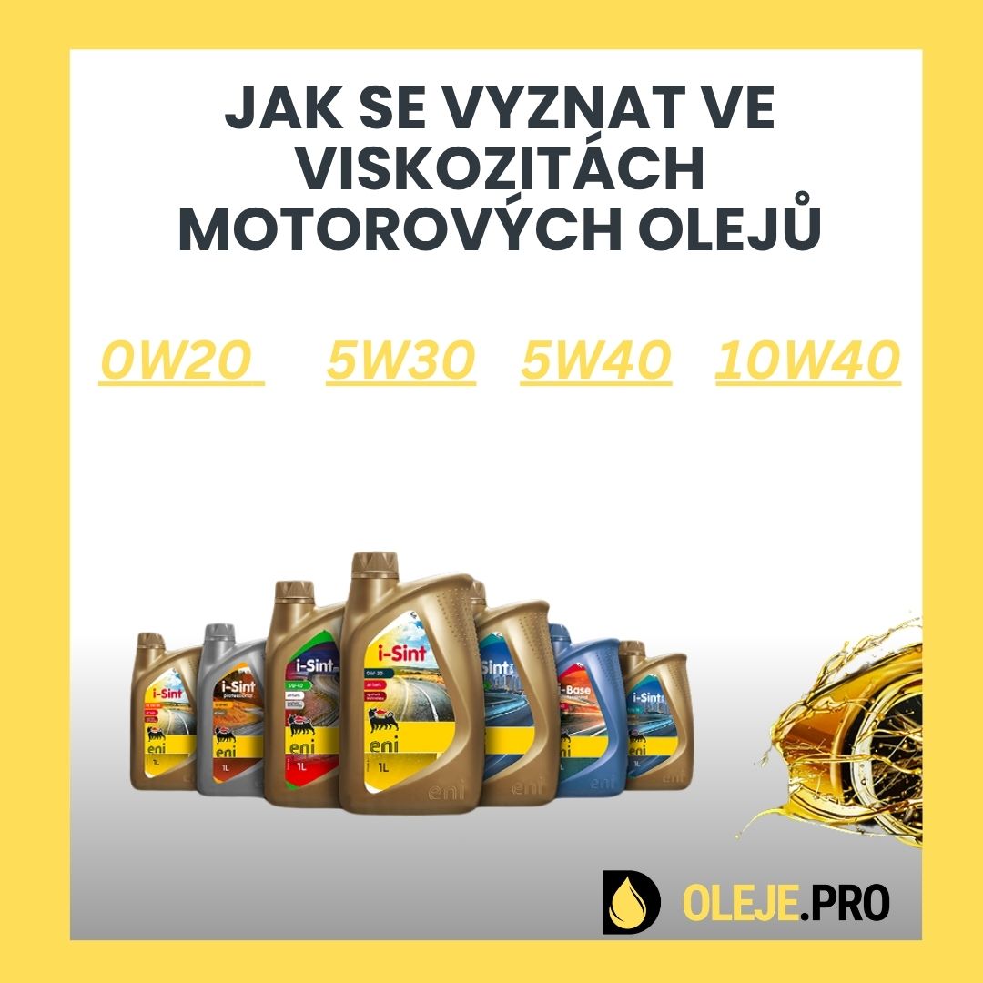 Jak se vyznat ve viskozitách motorových olejů: 0W-20, 5W-30, 5W-40, 10W-40