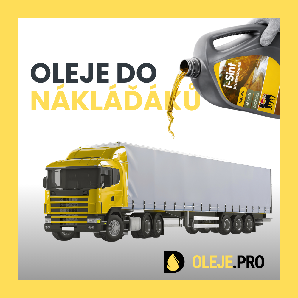 Motorové a převodové oleje do nákladních automobilů