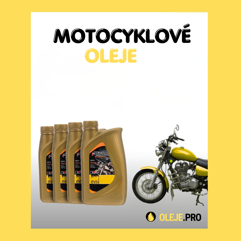 hlavní banner ukazující Oleje do motoyklů