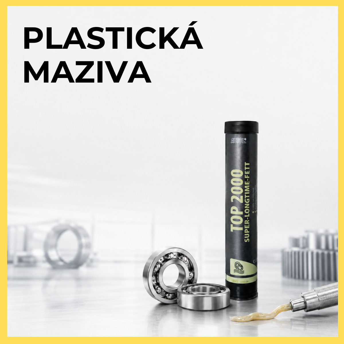 Hlavní banner ukazující Mazací tuky a spreje