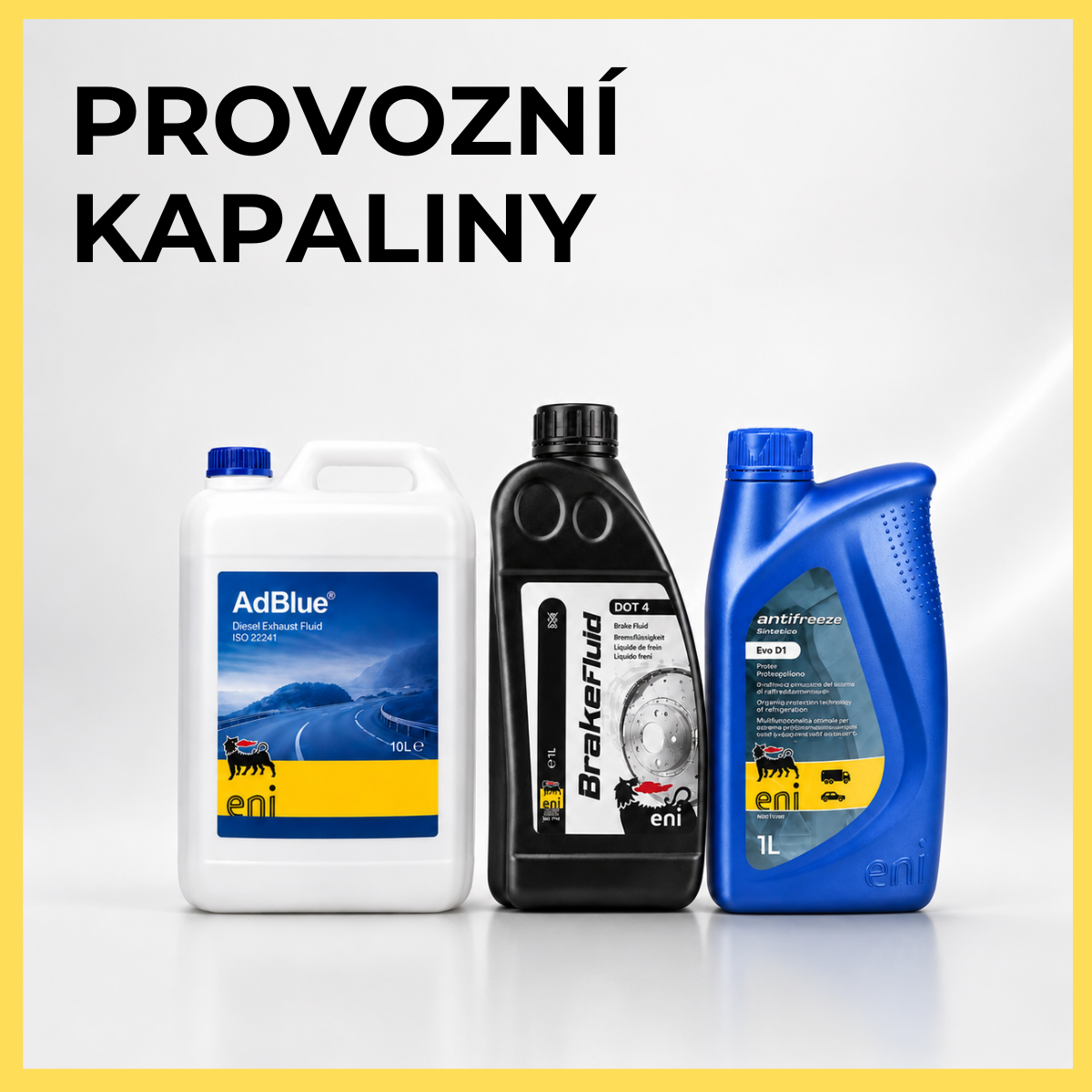 Hlavni banner ukazující Provozní kapaliny a autochemie