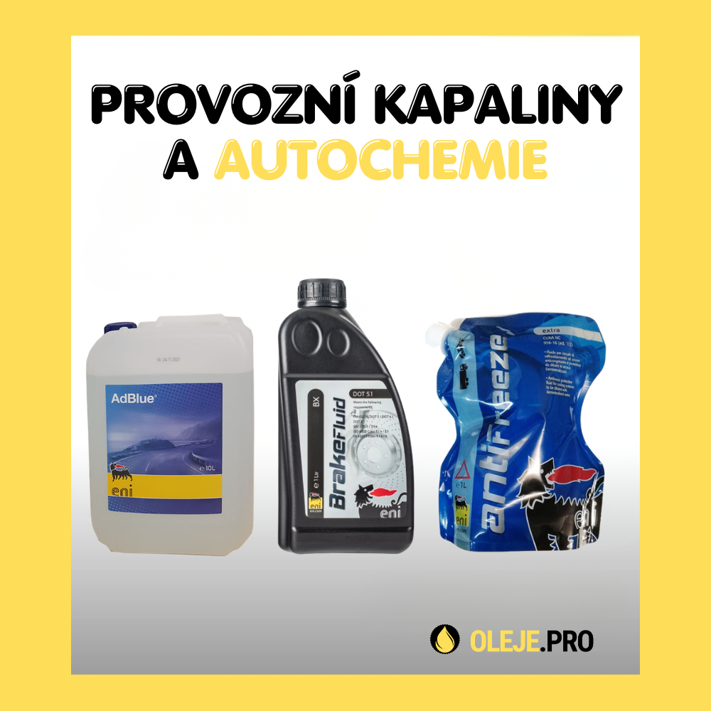 Hlavni banner ukazující Provozní kapaliny a autochemie