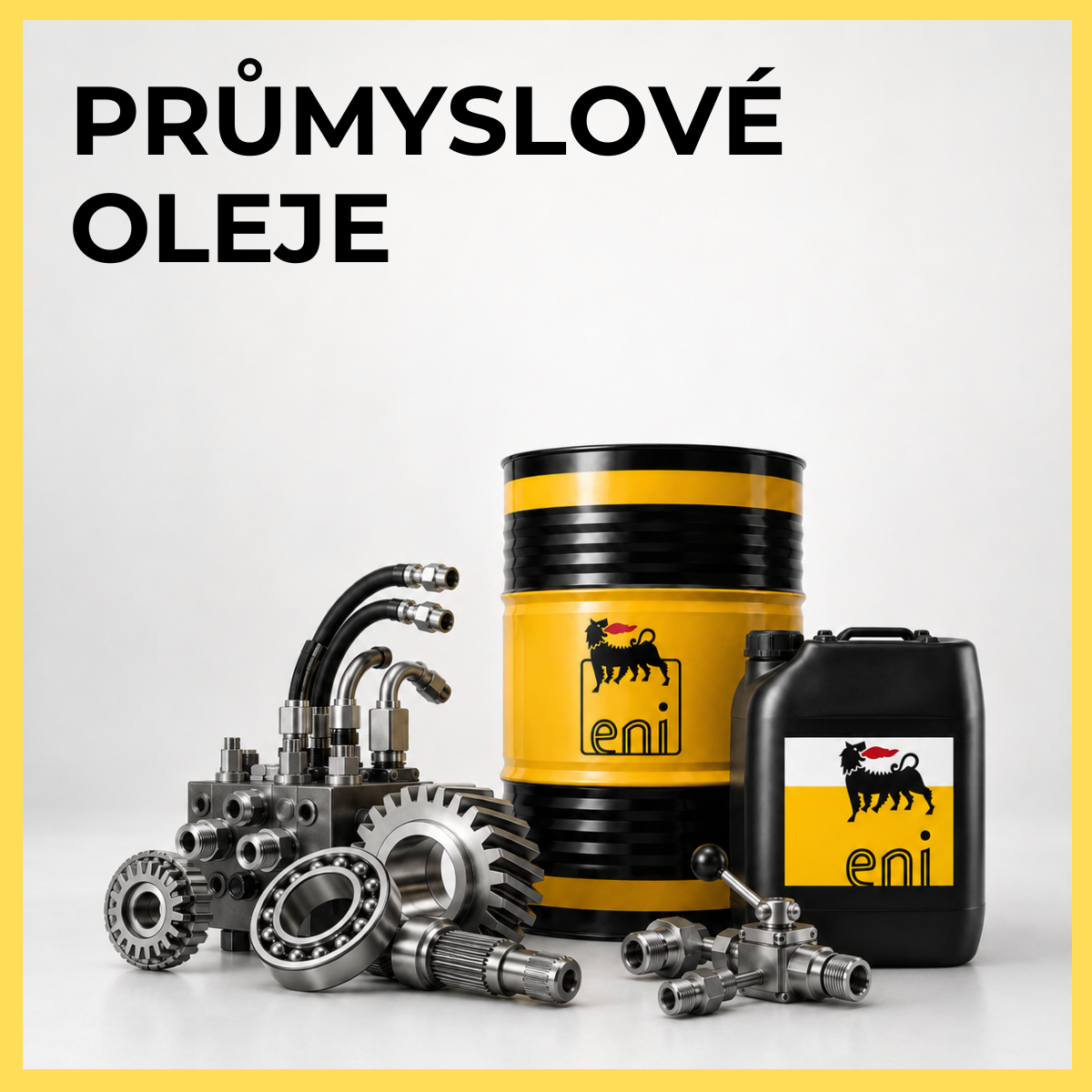 Hlavní banner ukazující Průmyslové oleje a maziva