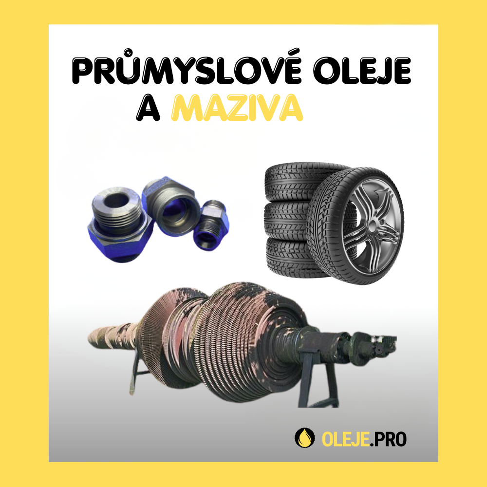 Hlavní banner ukazující Průmyslové oleje a maziva