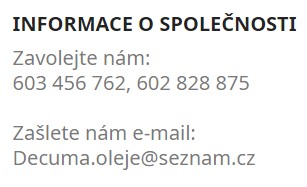 informace