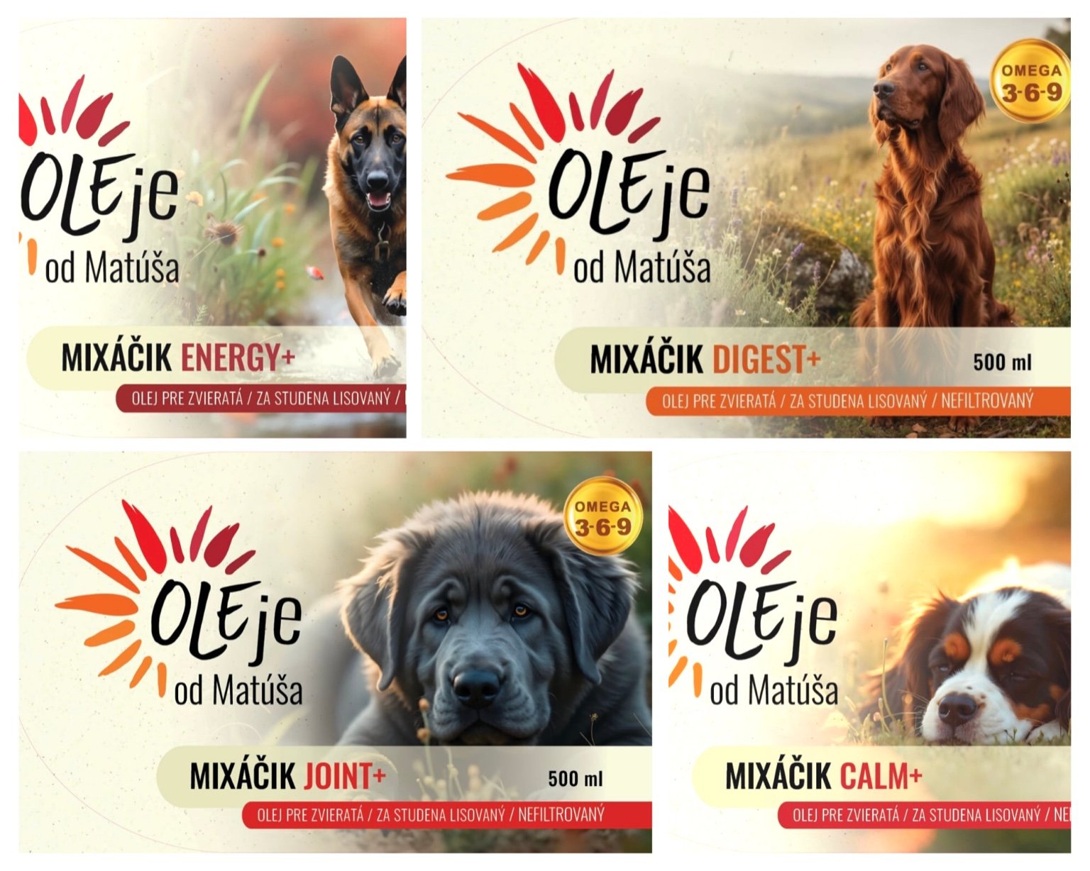 Funkčné oleje pre psov: keď už nestačí len „nejaký olej“