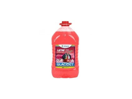 Velvana Glacidet letná zmes do ostrekovačov červená 5L / PET