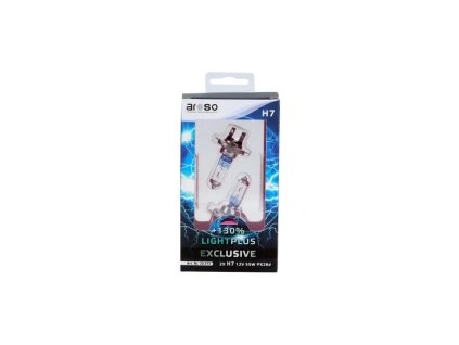 Aroso žiarovka XENON +130% MEHR LICHT - 2xH7 12V 55W PX26d LIGHT PLUS +130%