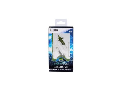 Aroso žiarovka XENON +50% MEHR LICHT - 2xH1 12V 55W P14,5s LIGHT PLUS +50%