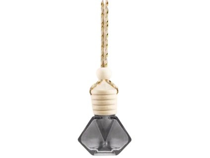 Stylový mini difuzér do auta - černý (8 ml)