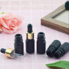 Skleněná lahvička s pipetou 10 ml - černá matná