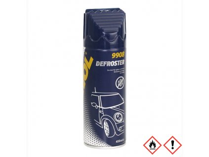 Mannol 9908 Defroster-Rozmrazovač skiel 450ml
