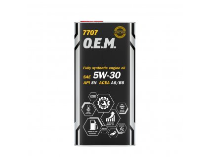 MANNOL 7707 FORD/VOLVO 5W-30 5L METAL