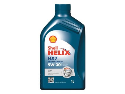 shell helix hx7 professional av 5w 30 1l