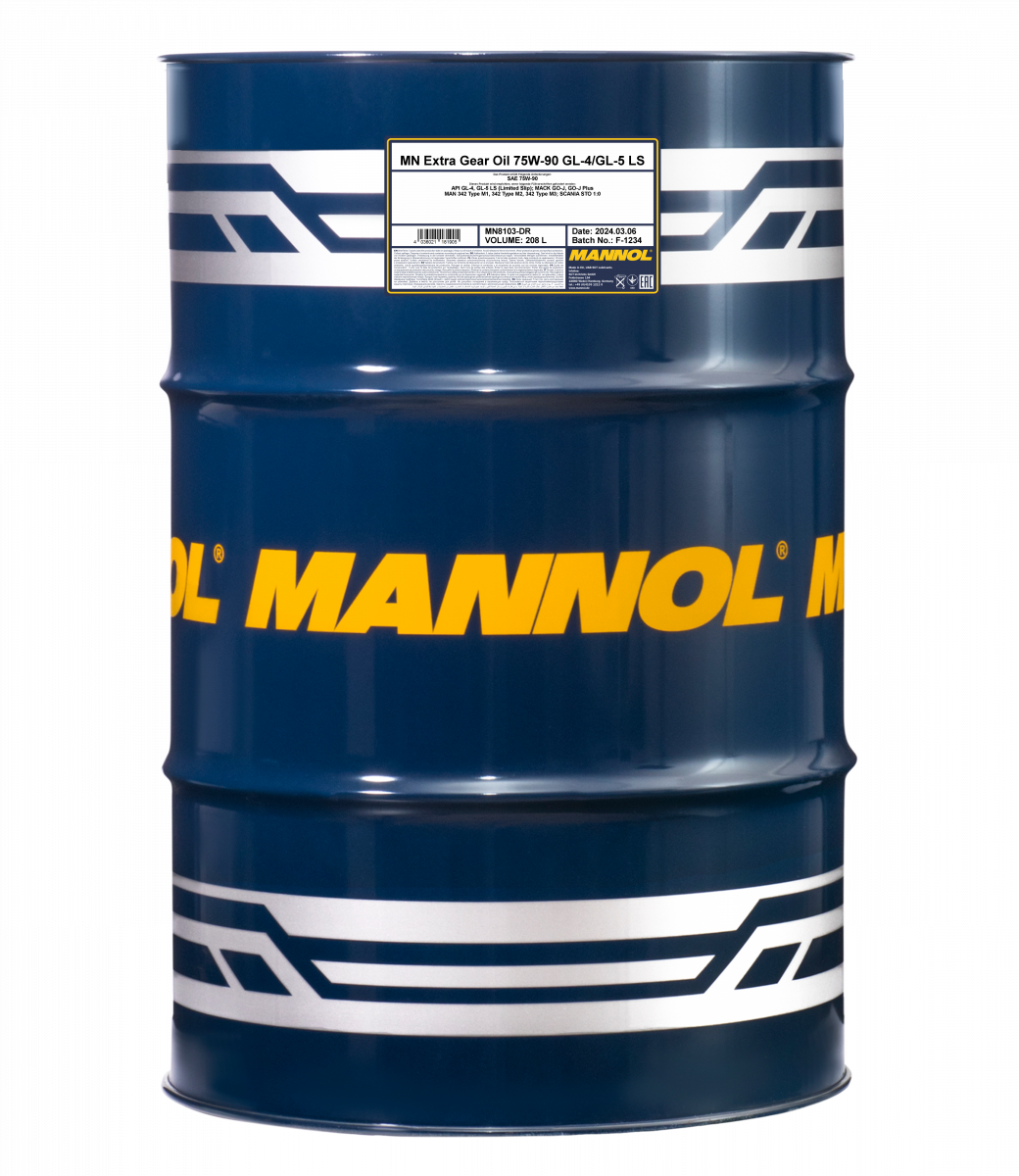 MANNOL EXTRA Gear Oil 75W-90 208L