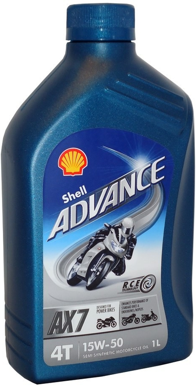 Shell Advance 4T AX7 15W-50 1 L