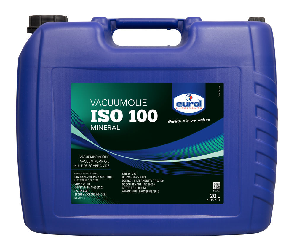 EUROL VACUUM PUMP OIL ISO 100 20L