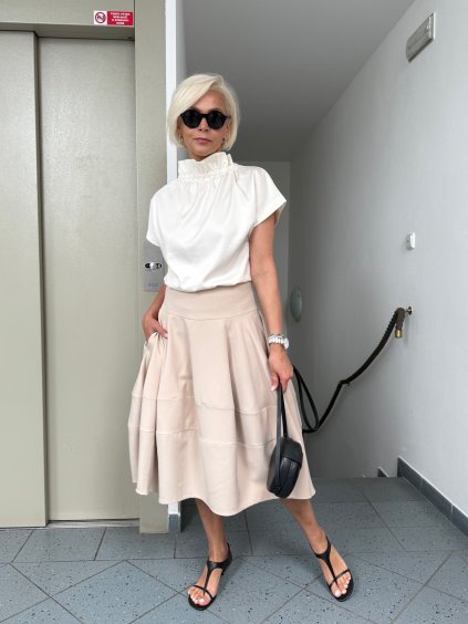Balonová sukně NEW, creme