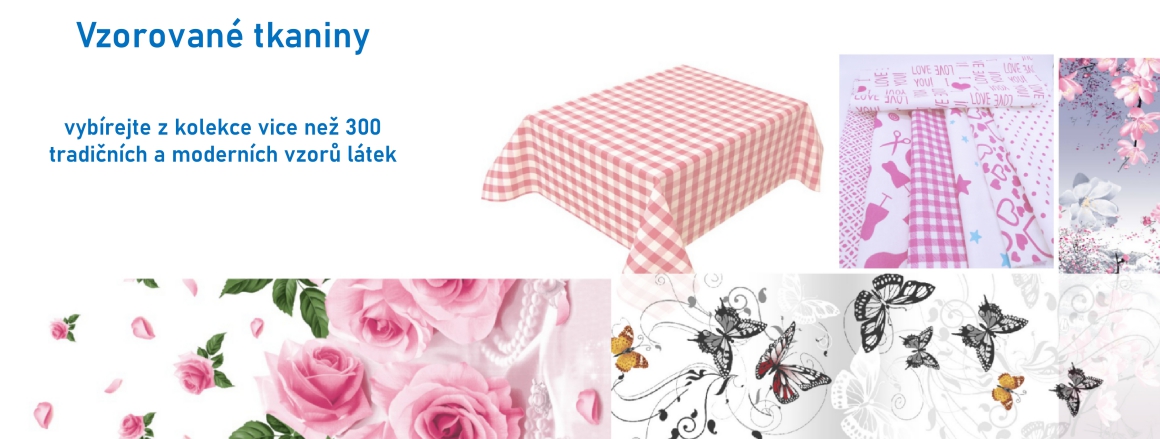 300 druhů vzorovaných látek