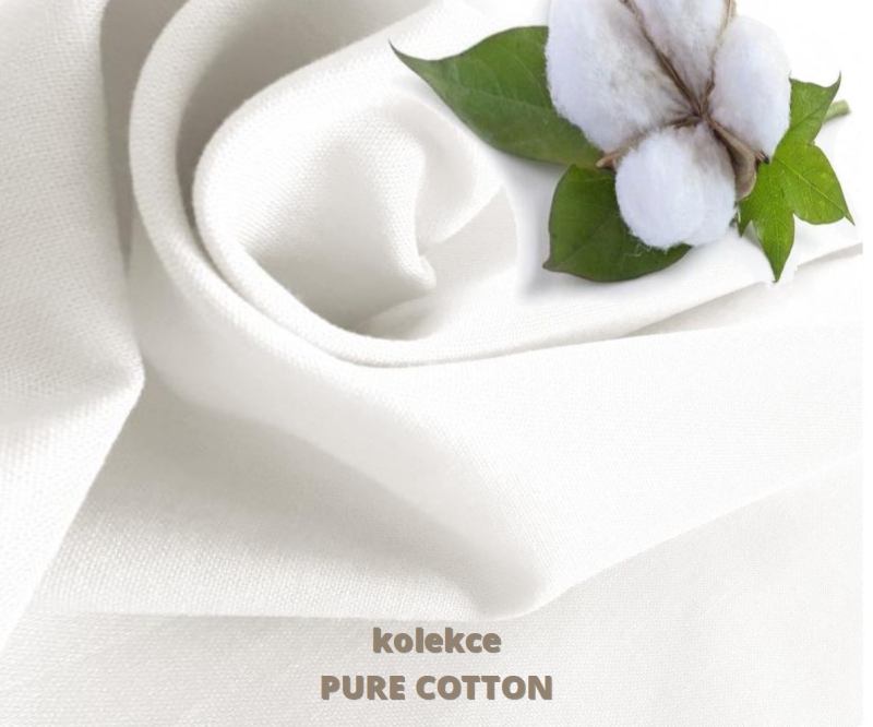 Kolekce PURE COTTON organické tkaniny ze 100% bavlny