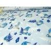 DOMESTINO 120/ 22296-5 Vánoční skřítek modrý na světle modré - 160cm / VELKOOBCHOD