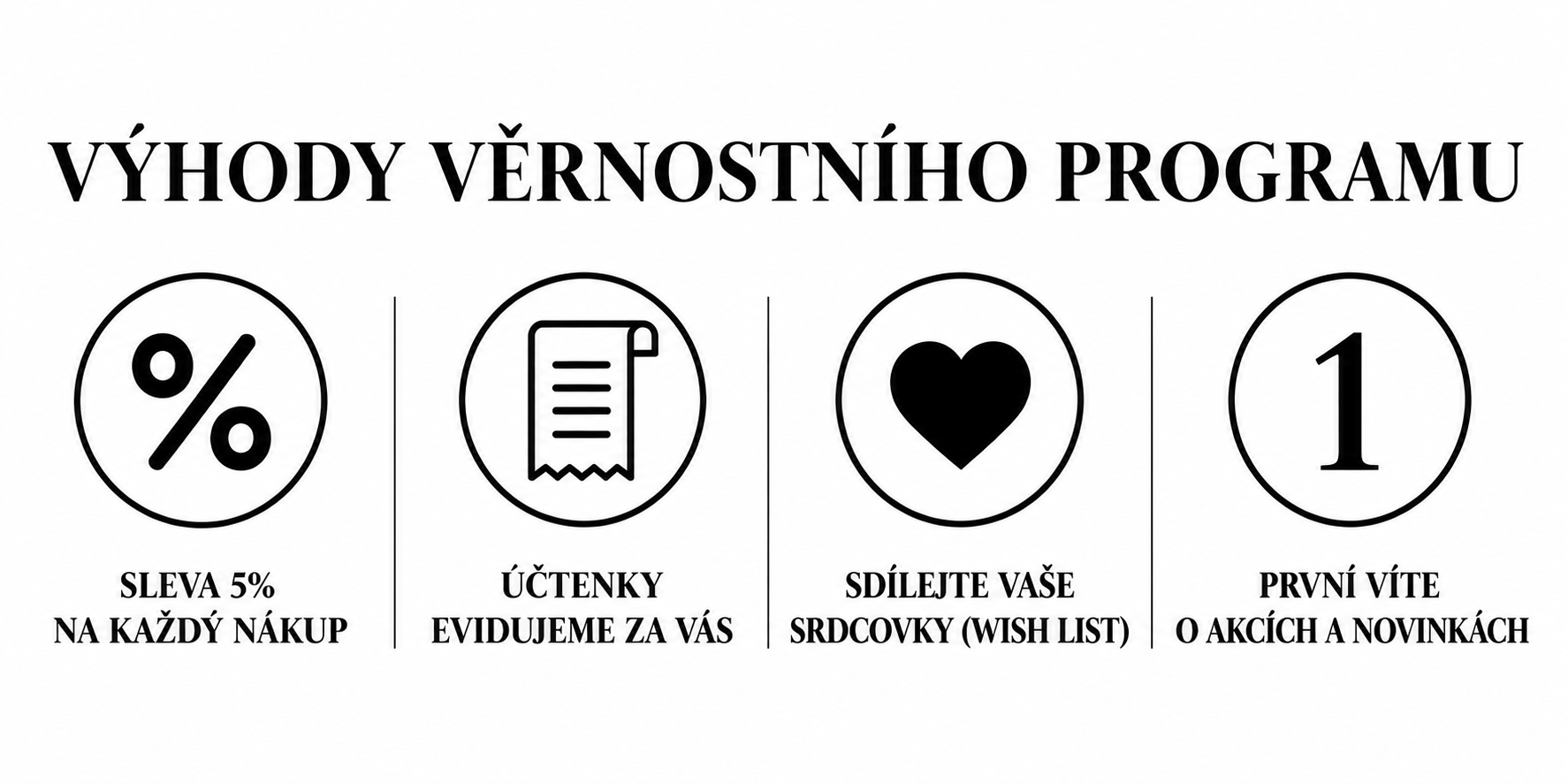 Výhody registrace
