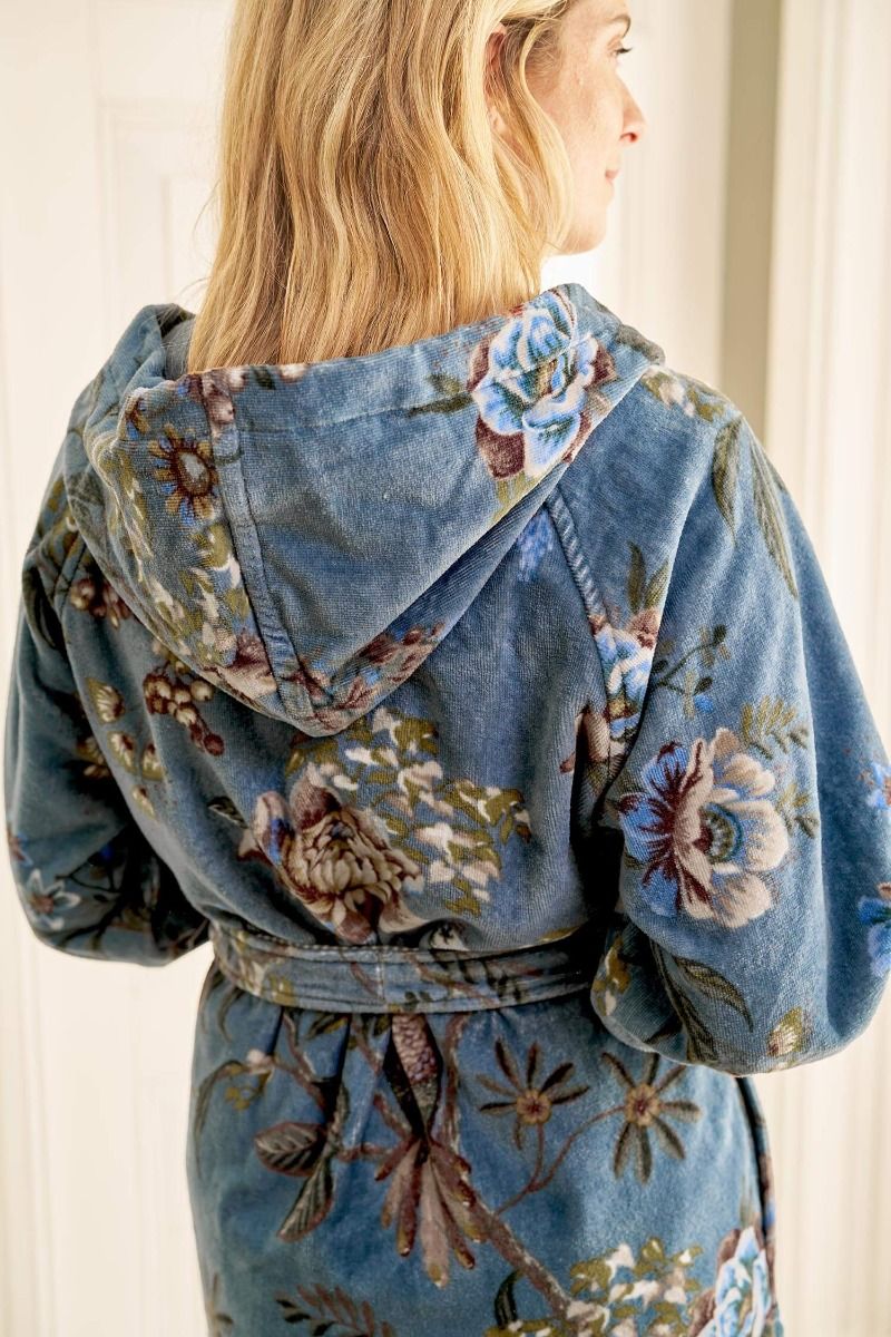 Župan Pip Studio Secret Garden Blue – kapuce