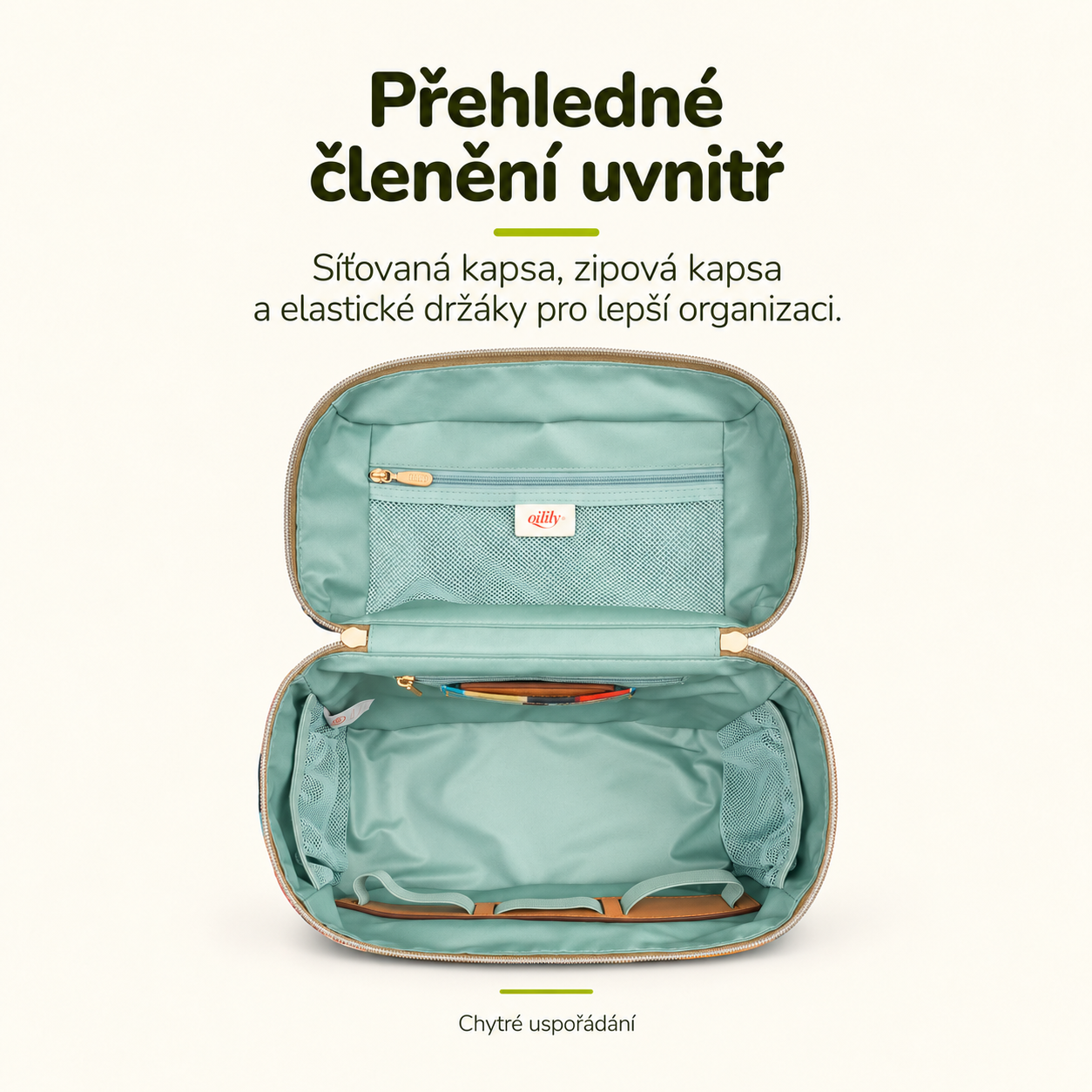 Vnitřní organizace OILILY Cocos Beauty Case Orilla