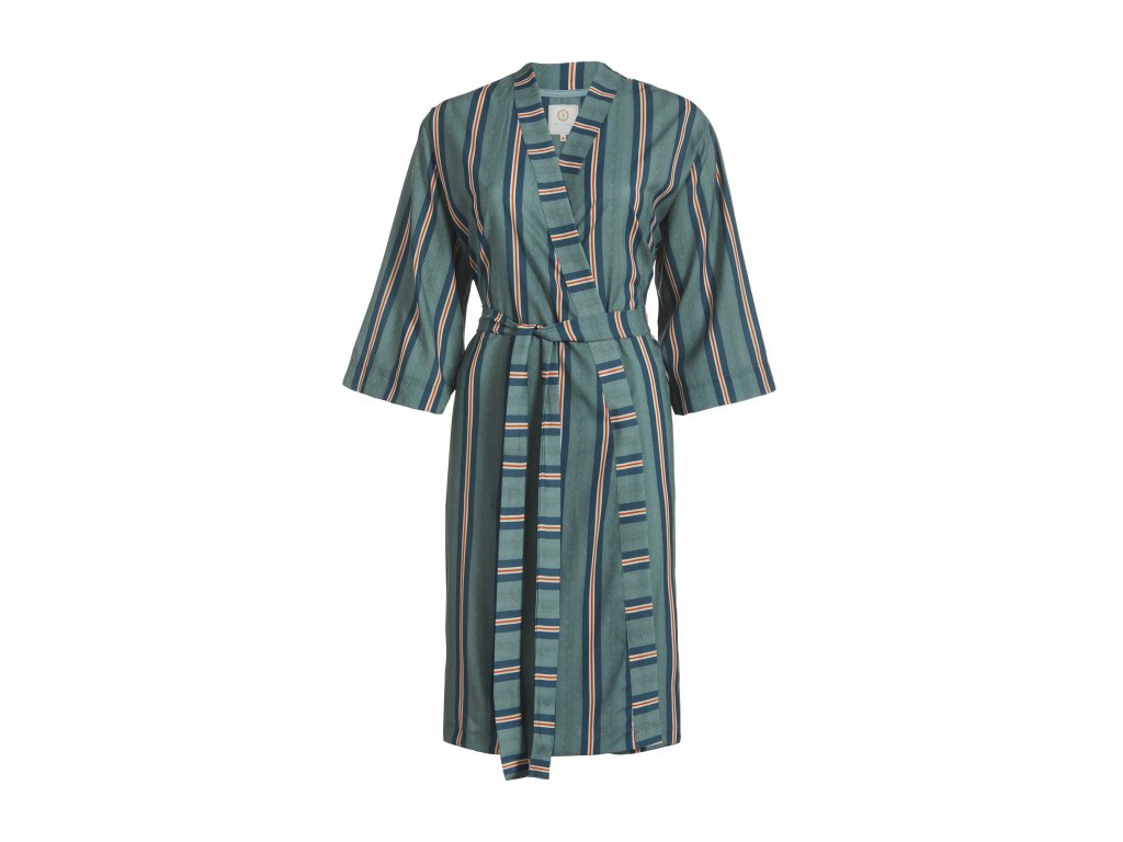 Nanny kimono Blurred Lines zelená (Velikost XL)