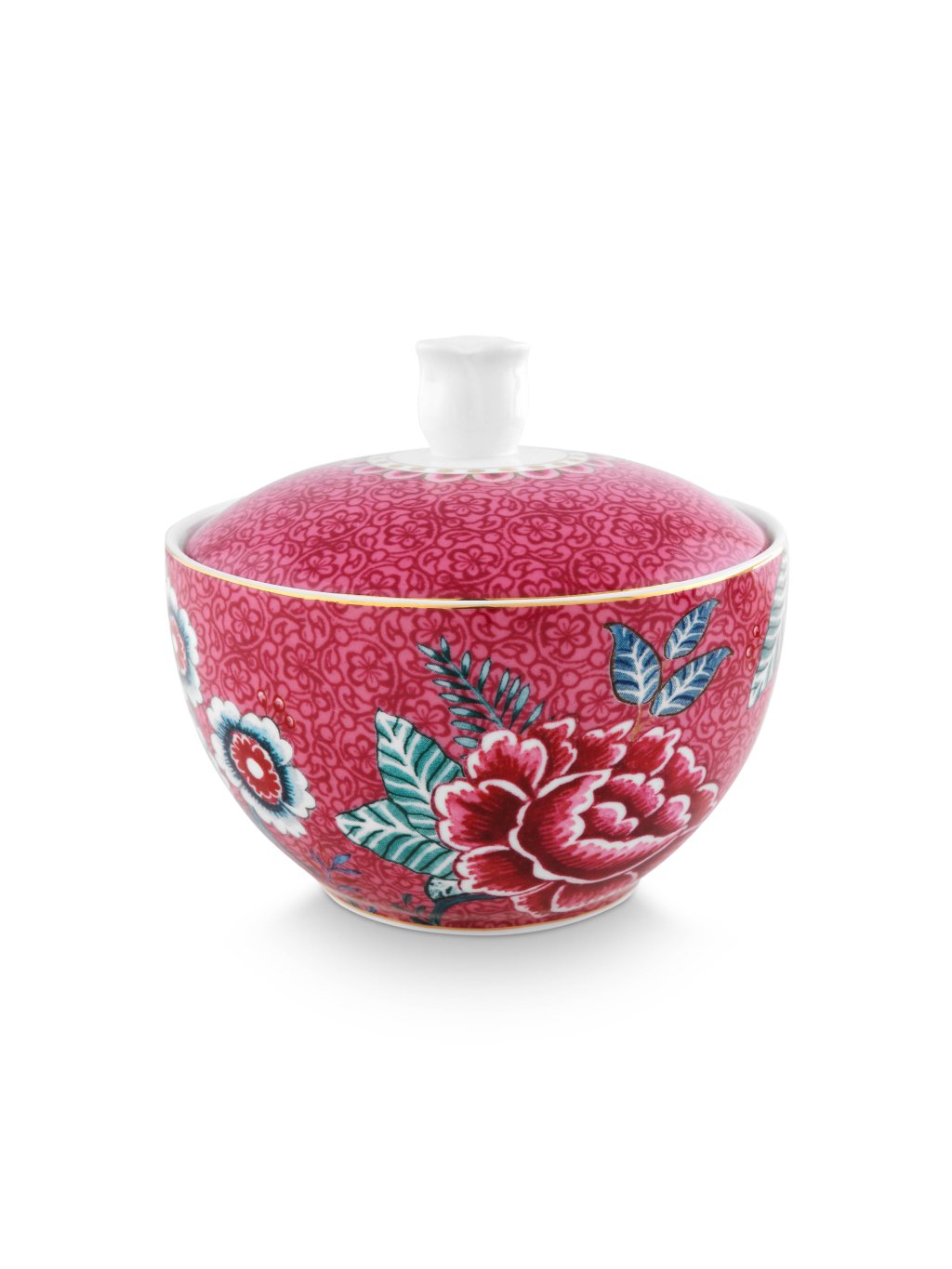 4183 cukrenka flower festival tmave ruzova 300ml